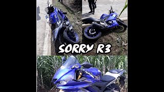 YAMAHA YZF R3 Crash 130 KPH DSB Accident [upl. by Anitra]