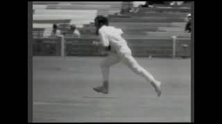 Dennis lillee Bowling action side view 1971 [upl. by Anema]