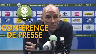 Conférence de presse Grenoble Foot 38  Havre AC  11   201920 [upl. by Aitnic]