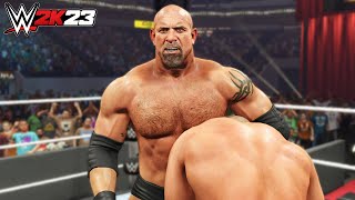 【WWE2K23】Scott Steiner vs Goldberg  Full Match [upl. by Direj]