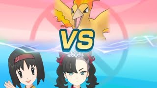 Pokemon Masters EX Champ Marnie and BP Erika Duo Moltres [upl. by Rora]