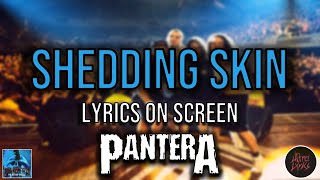 Pantera  Shedding Skin Lyrics on Screen Video 🎤🎶🎸🥁 [upl. by Eoj]