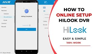 How to online setup hilook dvr to mobile phone  hilook dvr online mobile [upl. by Jadda396]