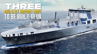 New Fleet solid support ships for the Royal Navy to be built in Britain [upl. by Ellehcal]