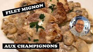 Filet mignon aux champignons [upl. by Llevra]