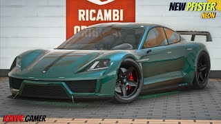 GTA Online  New Pfister Neon Customization amp Review  GTA Podium Car [upl. by Niltak491]