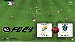 FC 24  European XI vs Soccer Aid PS5  Online Friendly Arabic Commentary [upl. by Folger180]