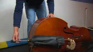 Upright Bass for Beginners  Holding an Upright Bass [upl. by Doggett]