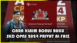 Cara Klaim Bonus Buku SKD CPNS 2024 Privat Al Faiz Agar Dapat Kelas Online [upl. by Brander388]