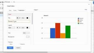 How to Create a Bar Graph in Google Docs [upl. by Lesh]