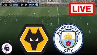 First Half  Wolves 1  2 Manchester City I EPL 202425 I Goals and Highlights [upl. by Annoya]