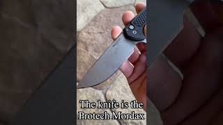 Sharpening Protech Mordax MAGNACUT Steel [upl. by Bastian386]