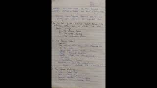 Handwritten notes of Structure and Physiography Class 11  Structure and Photography [upl. by Molloy]