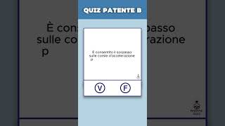 Quiz ufficiale per la patente B perte patente [upl. by Jahdai]