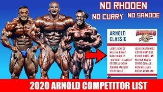 2020 Arnold Classic Full Competitor List [upl. by Pascha]