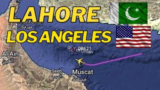 Lahore to Los Angeles Flight  Complete Journey InFlight Review amp Travel Tips [upl. by Chrysa]