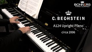 C Bechstein A124 Upright Piano circa 2006 For Sale In The UK  Bonners Piano Centres [upl. by Herstein]