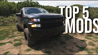 Top 5 Mods For 20192022 Silverado Cost Effective [upl. by Nibroc]