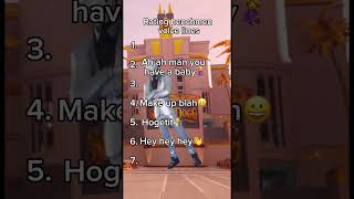 Rating Fortnite henchmen voice lines😃 fyp viralshorts fortnite gaming fortnitefunny [upl. by Colwin289]