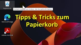 Windows 11 Tipps amp Tricks zum Papierkorb [upl. by Anelej]