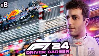 MONACO DISASTER Daniel Ricciardo F1 24 Driver Career Mode 8 [upl. by Romito]