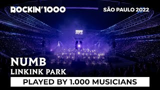 Numb Linkin Park with 1000 musicians  São Paulo 2022 [upl. by Tonya792]