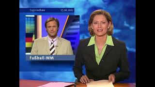 WM 2002  Tagesschau zum Achtelfinalsieg gegen Paraguay 15062002 [upl. by Hairakcaz]