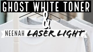 Ghost White Toner  Neenah Laser Light and Ghost  When should you use white toner on white shirts [upl. by Philoo]