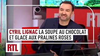 Cyril Lignac  la soupe au chocolat et glace aux pralines roses [upl. by Louls691]