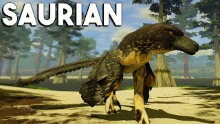 Saurian  GIVEAWAY DAKOTARAPTOR BATTLES REX FOR FOOD BABY GROWING MORE amp CLIMBING TREES  STREAM [upl. by Oad]