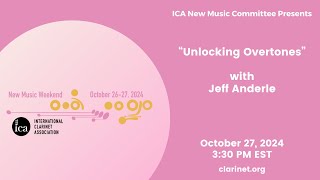 ICA New Music Weekend 2024 “Unlocking Overtones” with Jeff Anderle [upl. by Jannel658]