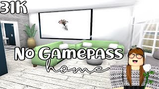 Bloxburg No Gamepass House 31k [upl. by Ydnolem]