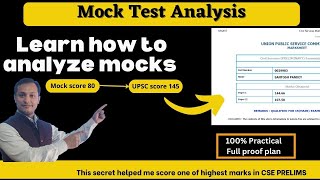 How to analyze Tests iasprelims2023 iasprelims mocktest [upl. by Nyvets]