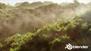 Create a Realistic Forest in 30 Minutes  Blender Tutorial [upl. by Boccaj]