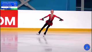 Elena Kostyleva  FS Russian Novice Championships 2023 [upl. by Botzow610]