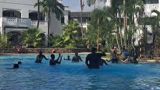 Williams water polo during the December holidays at Sarova Whitesands Mombasa [upl. by Favianus936]