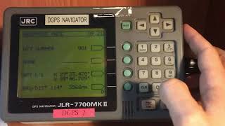 ROUTE CREATION ON DGPS JRC JLR7700MK IIДЕЛАЕМ GPS ПРОКЛАДКУ НА JRCПРОВЕРЯЕМ СТАТУС GPS СПУТНИКОВ [upl. by Acessej321]