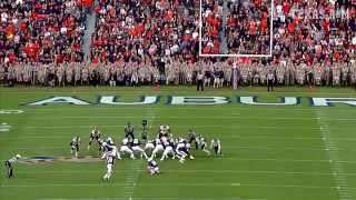 Gol de Campo Bloqueado Field Goal Blocked vs Auburn 11814 [upl. by Nahsaj]