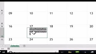 How To Create A Calendar In Excel Simplified [upl. by Annerahs]