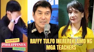 TEACHERS FIGHTS BACK at RAFFY TULFO’s LATEST VIDEO [upl. by Eaton293]