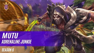 MUTU KOGA PALADINS COMPETITIVE SEASON 6 ADRENALINE JUNKIE [upl. by Barty860]