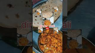 aaj ki Shandar paneer thali swadisht kitchen recipe short special Thali Tak😋 [upl. by Wera]