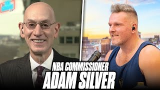 NBA Commissioner Adam Silver On In Season Tournament Success NBA Being So Big on Social Media [upl. by Anauq]