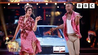 Ellie Taylor amp Johannes Radebe Jive to Brown Eyed Girl by Van Morrison ✨ BBC Strictly 2022 [upl. by Garibold]