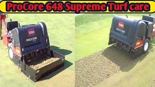 ProCore 648 Aerator  Supreme Turf Care  Toro™️  Turftech [upl. by Hairam]