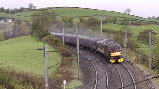 37516 amp 37518 Jacobite ECS to Fort William 9515 [upl. by Ardnekahs]