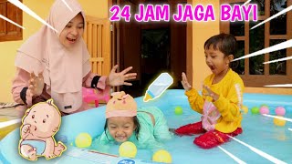 GAWAT BAYI LUCU MAU BERENANG  24 Jam Jagain Bayi [upl. by Kendra]