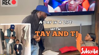 A day in a life with Tay and TJ [upl. by Pollock]