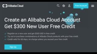 300 free from AlibabaAnd Alibaba cloud free VPS create part 1 bangla tutorial [upl. by Schalles]