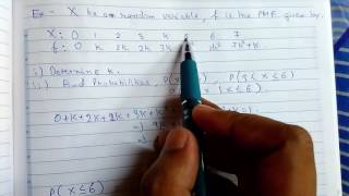 Probability  11 Problems on Probability Mass Function [upl. by Laen722]